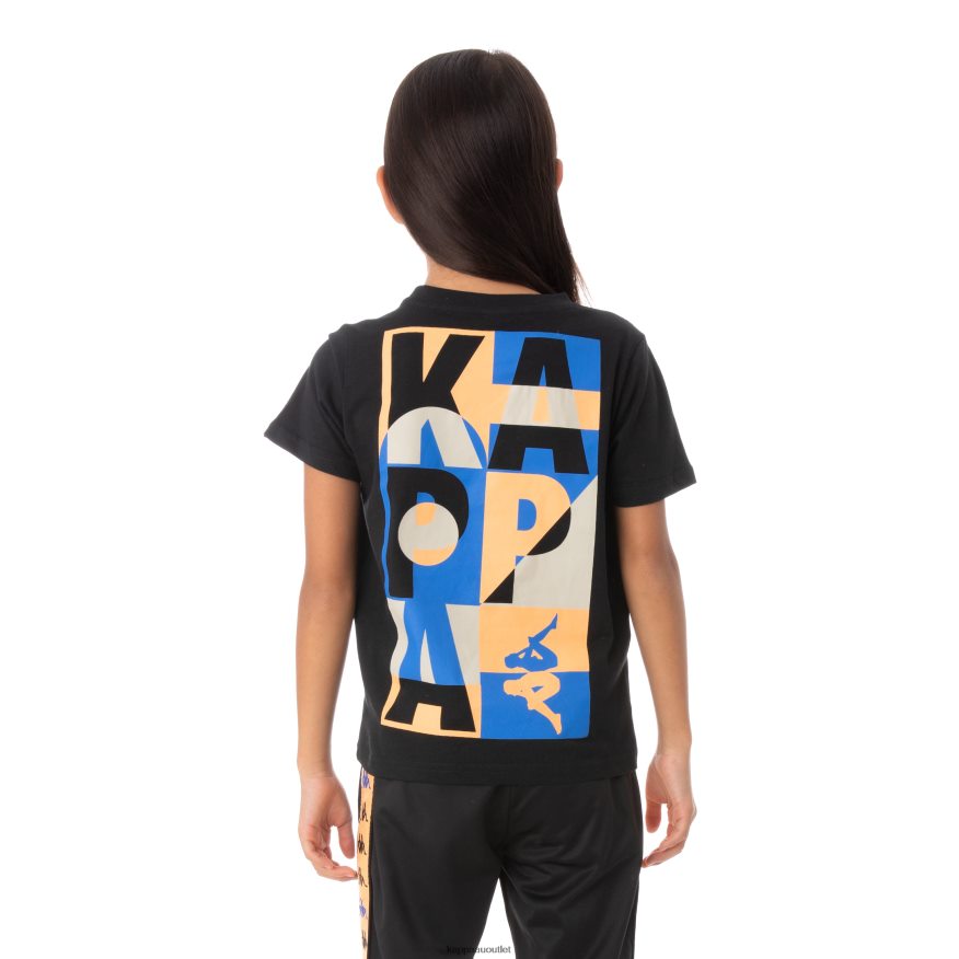 Kappa Kids Kids Authentic Molongio T-Shirt Black R0HPN8776