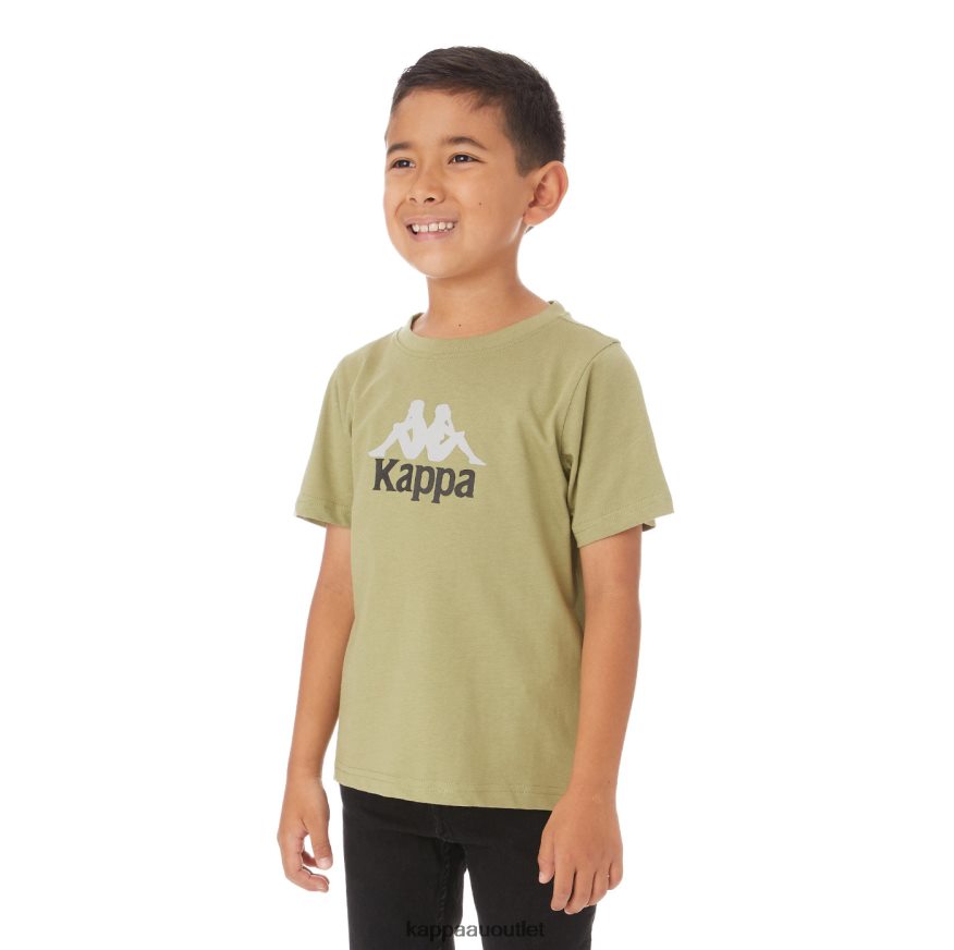 Kappa Kids Kids Authentic Molongio T-Shirt Green Salvia R0HPN8774