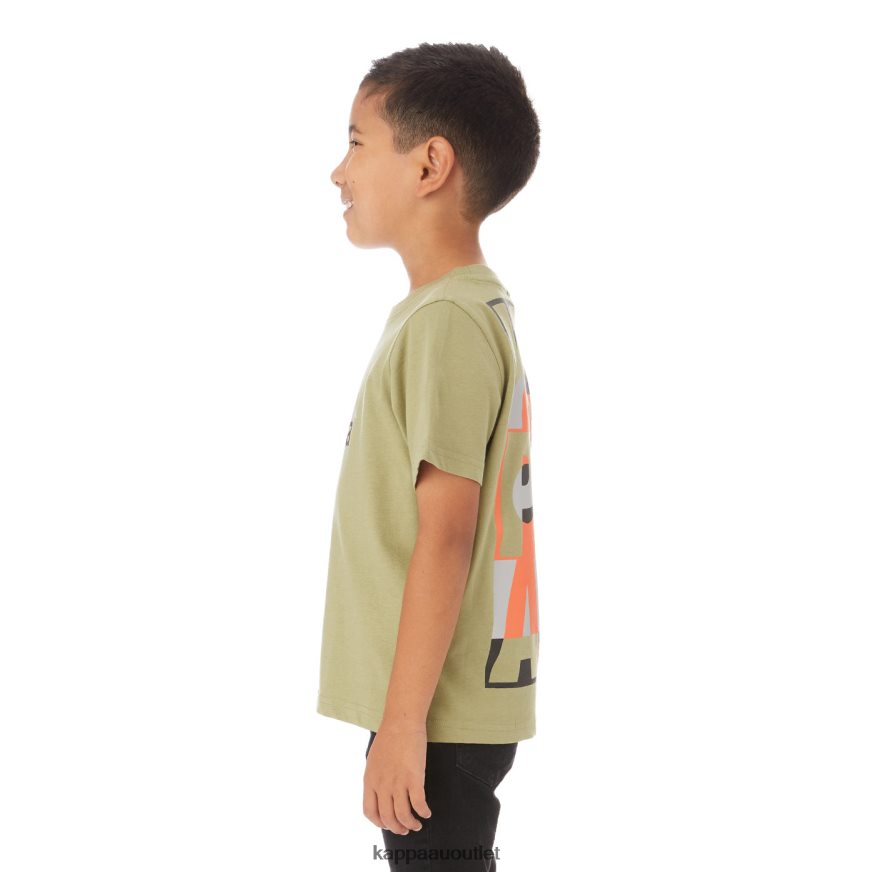Kappa Kids Kids Authentic Molongio T-Shirt Green Salvia R0HPN8774