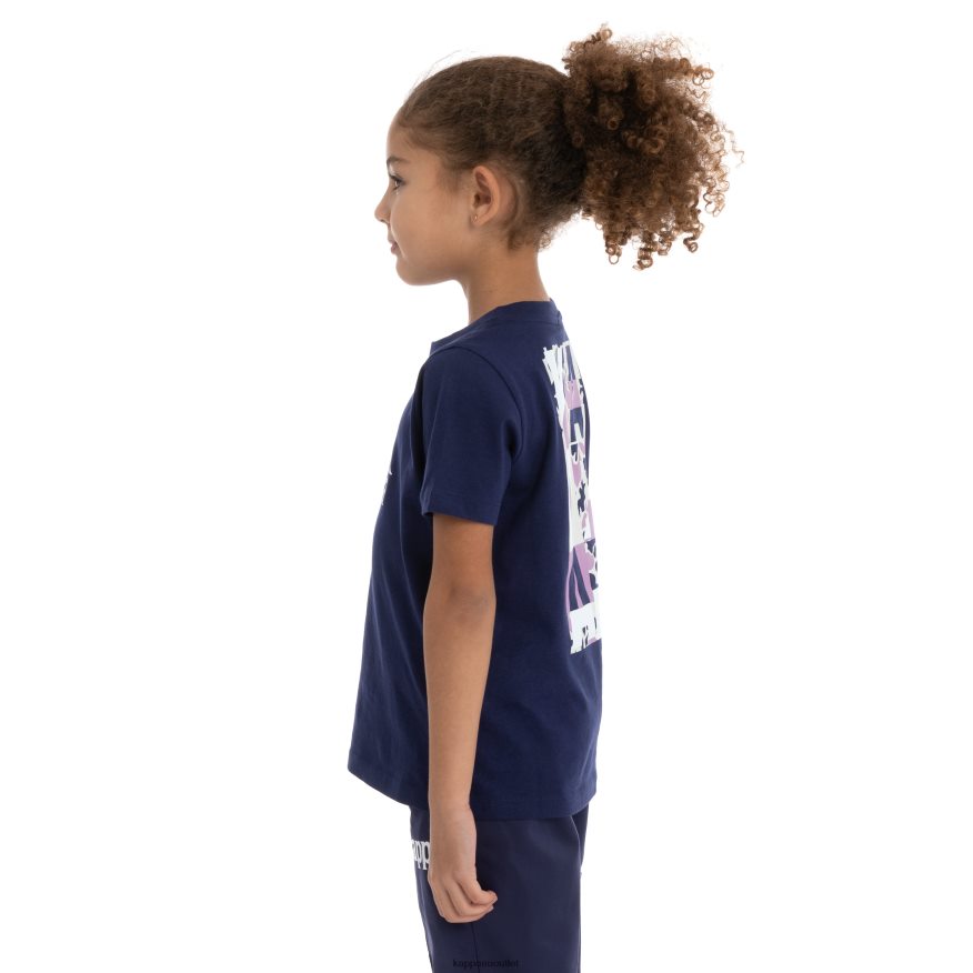 Kappa Kids Kids Authentic Molongio T-Shirt Navy Violet R0HPN8720
