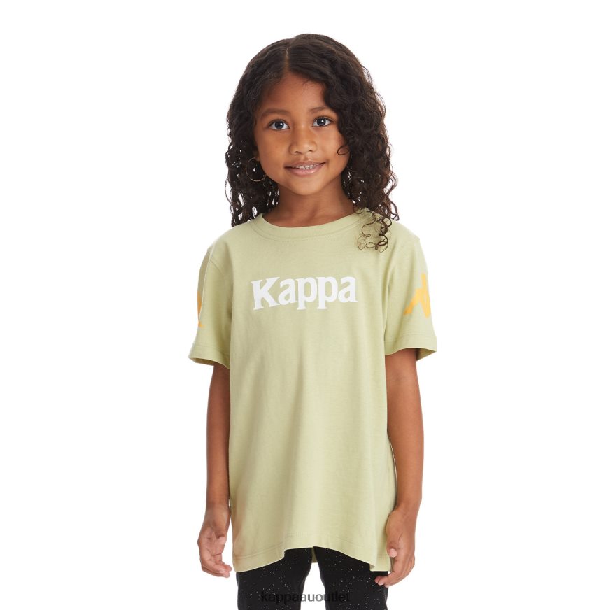 Kappa Kids Kids Authentic Paroo T-Shirt Green Sage R0HPN8740