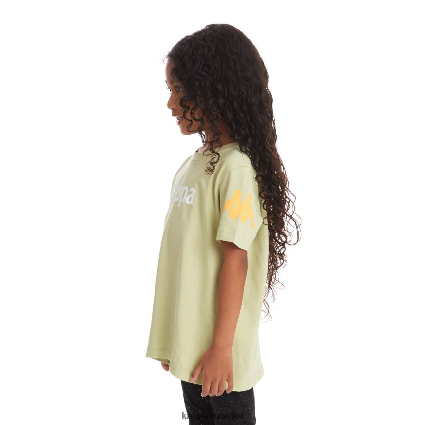 Kappa Kids Kids Authentic Paroo T-Shirt Green Sage R0HPN8740