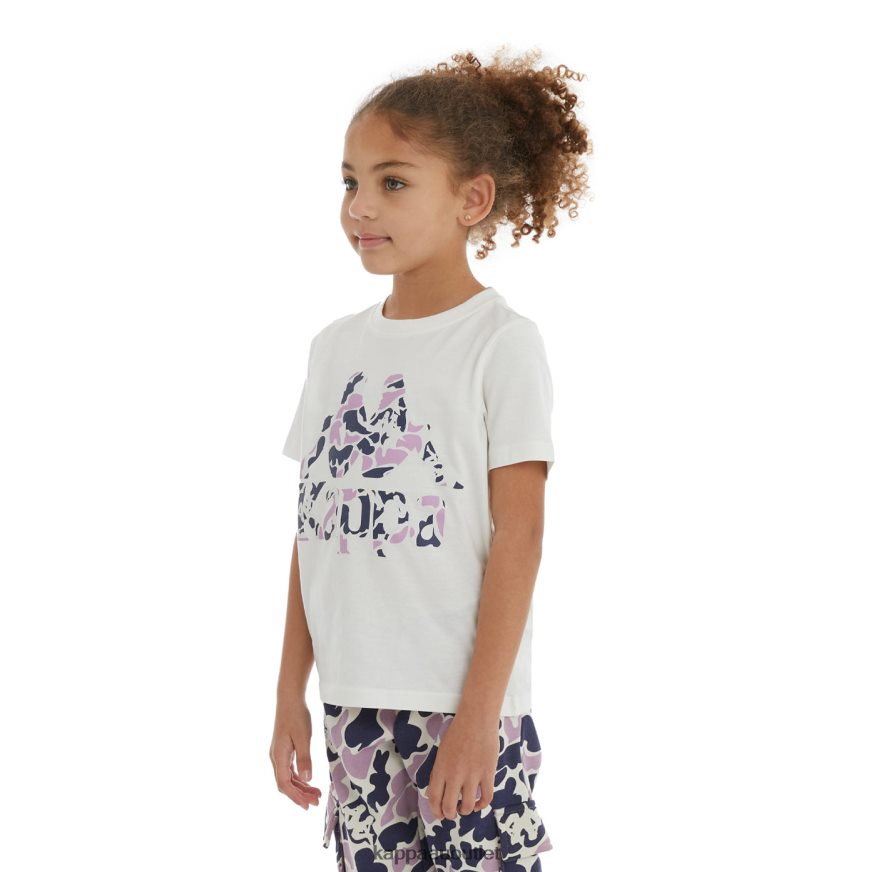 Kappa Kids Kids Authentic Phullo T-Shirt Navy Violet R0HPN8717
