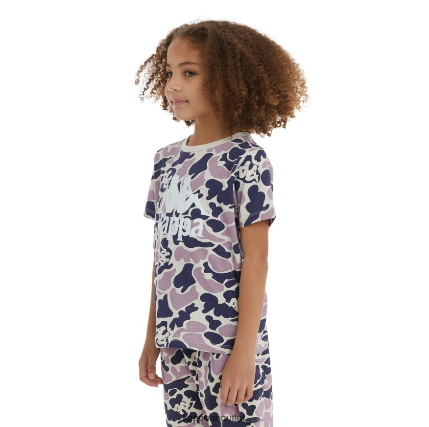 Kappa Kids Kids Authentic Pyllo T-Shirt Navy Violet R0HPN8723