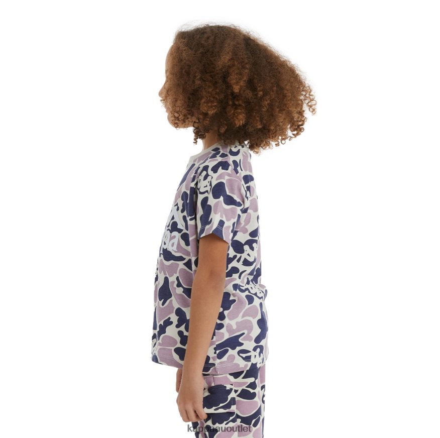Kappa Kids Kids Authentic Pyllo T-Shirt Navy Violet R0HPN8723
