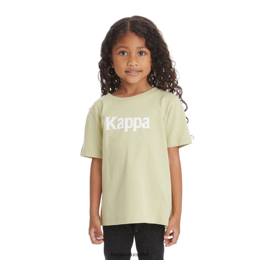 Kappa Kids Kids Authentic Runis T-Shirt Green Sage R0HPN8742