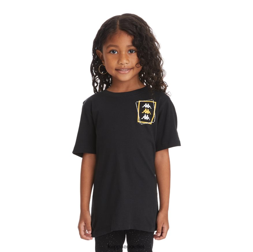 Kappa Kids Kids Authentic Vlado T-Shirt Black Smoke R0HPN8755
