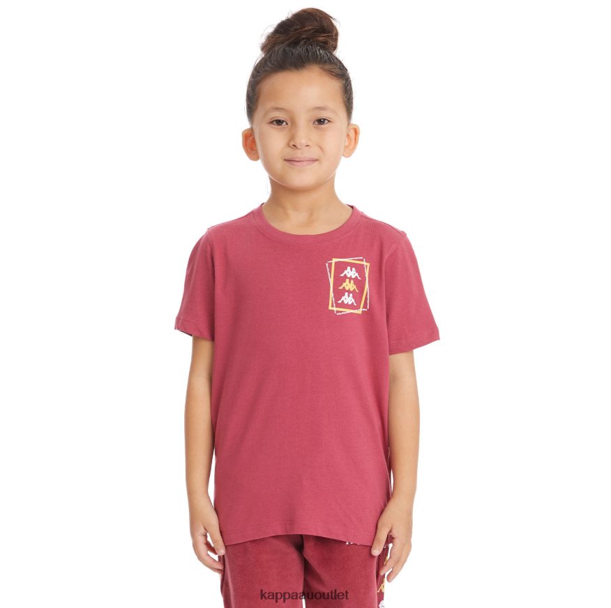 Kappa Kids Kids Authentic Vlado T-Shirt Burgundy R0HPN8754