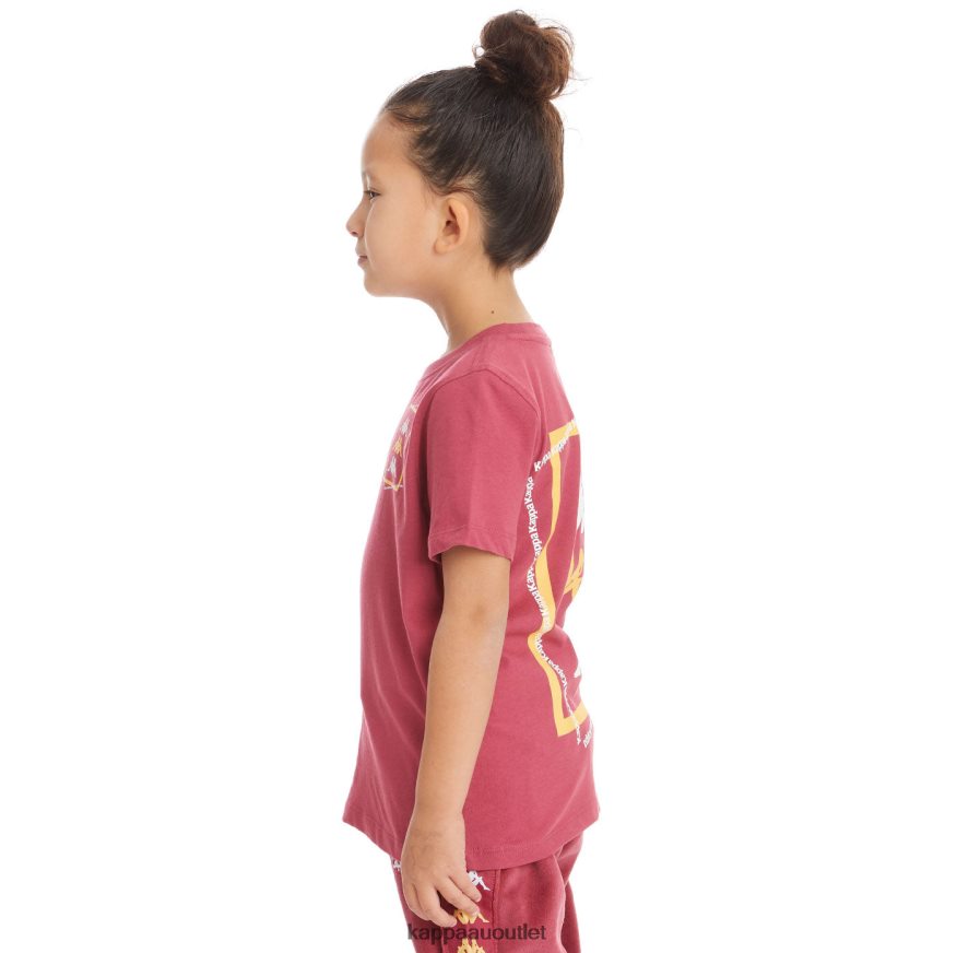 Kappa Kids Kids Authentic Vlado T-Shirt Burgundy R0HPN8754