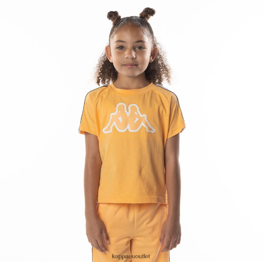 Kappa Kids Kids Logo Tape Avirec 2 T-Shirt Light Orange R0HPN8684
