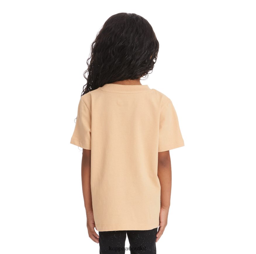 Kappa Kids Kids Logo Tape Bant T-Shirt Beige R0HPN8736