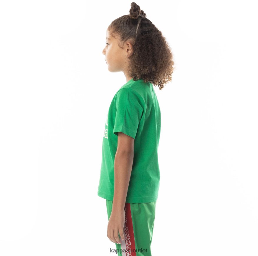 Kappa Kids Kids Logo Tape Bant T-Shirt Green R0HPN8708