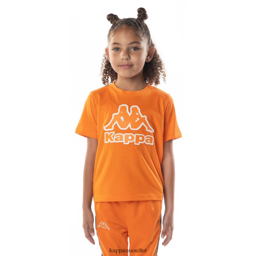 Kappa Kids Kids Logo Tape Bant T-Shirt Orange R0HPN8709