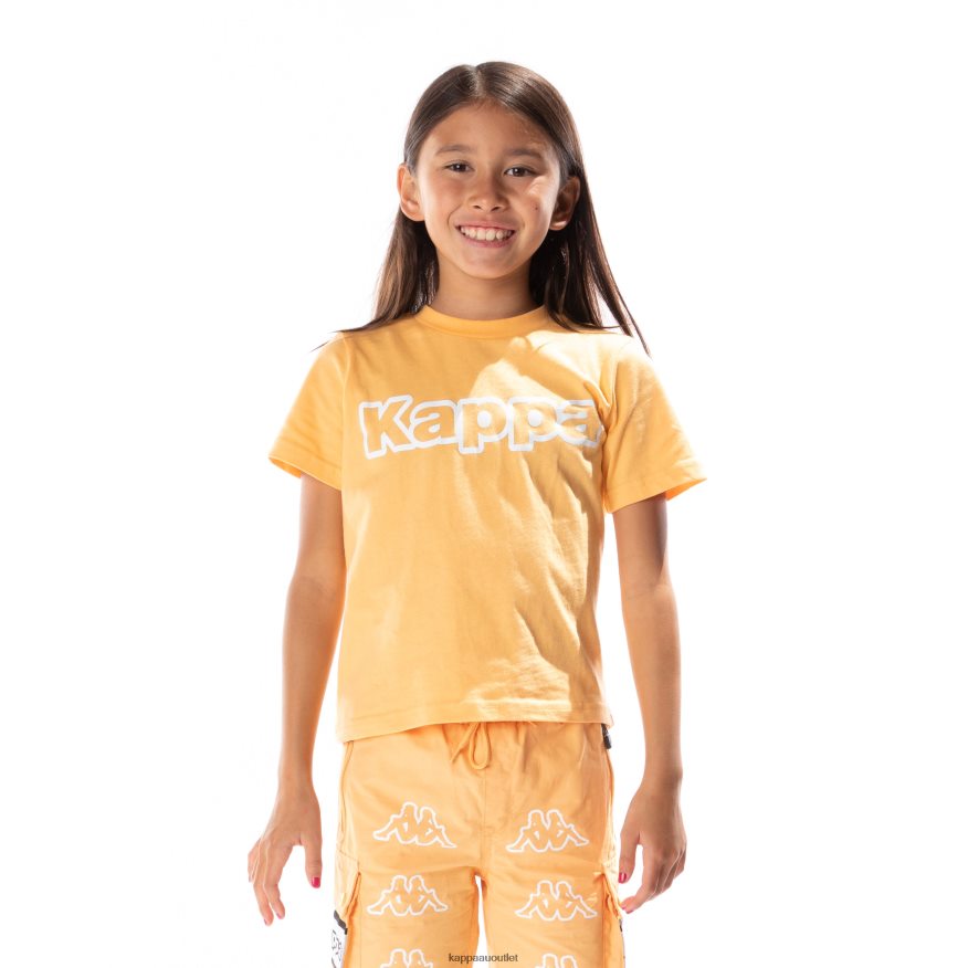 Kappa Kids Kids Logo Tape Erco T-Shirt Light Orange R0HPN8680