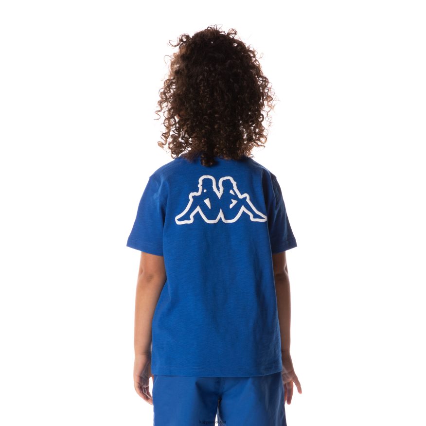 Kappa Kids Logo Cabal T-Shirt Blue R0HPN8706