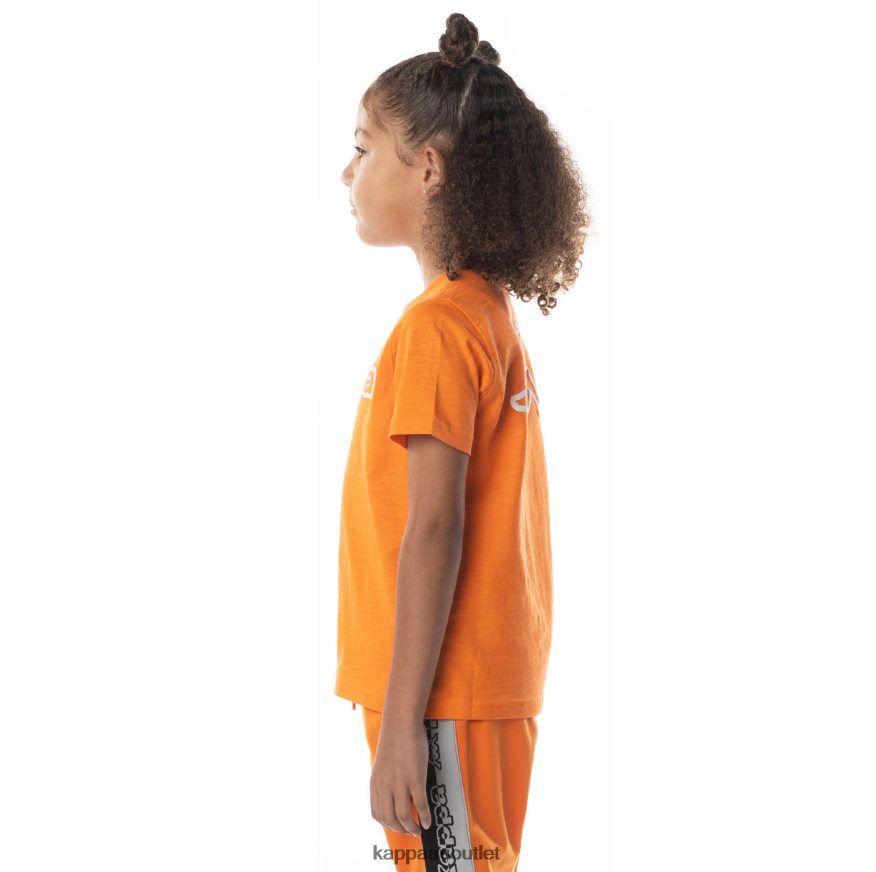 Kappa Kids Logo Cabal T-Shirt Orange R0HPN8705