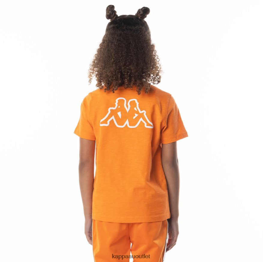 Kappa Kids Logo Cabal T-Shirt Orange R0HPN8705