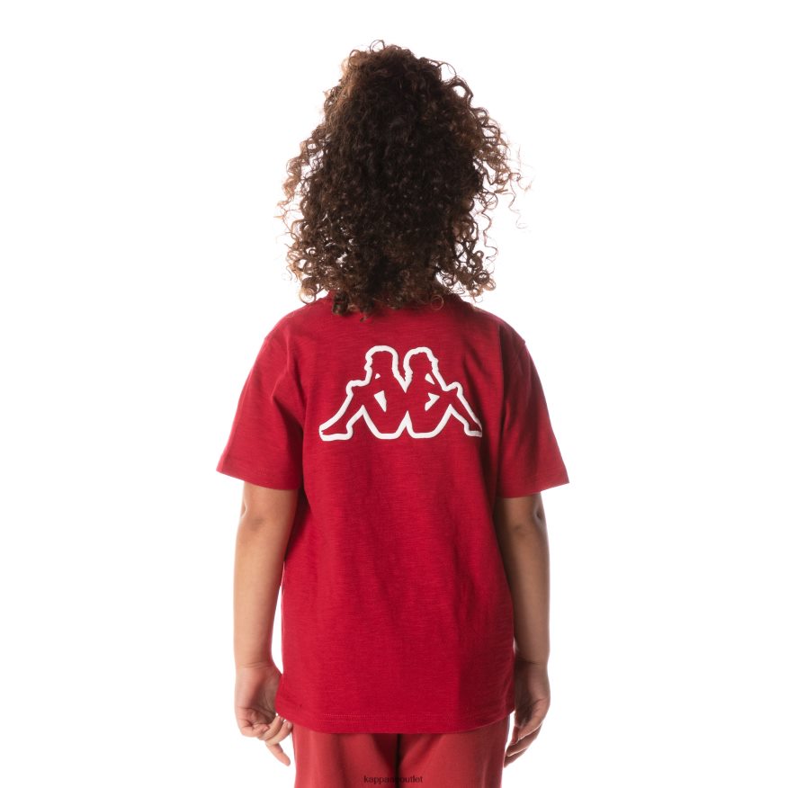 Kappa Kids Logo Cabal T-Shirt Red R0HPN8707
