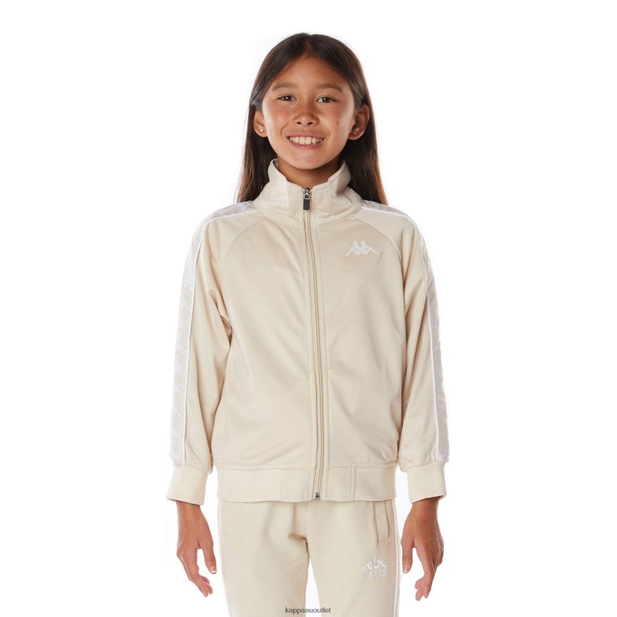 Kappa Kids Kids 222 Banda Anniston Track Jacket Beige White R0HPN8406