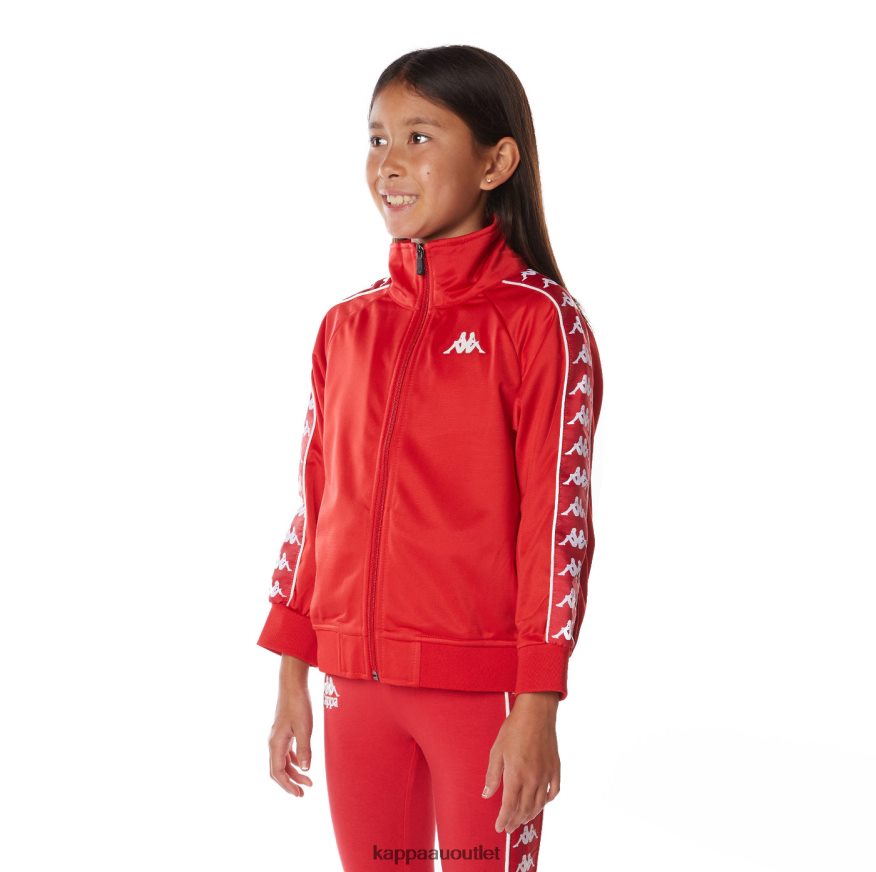 Kappa Kids Kids 222 Banda Anniston Track Jacket Red White R0HPN8407
