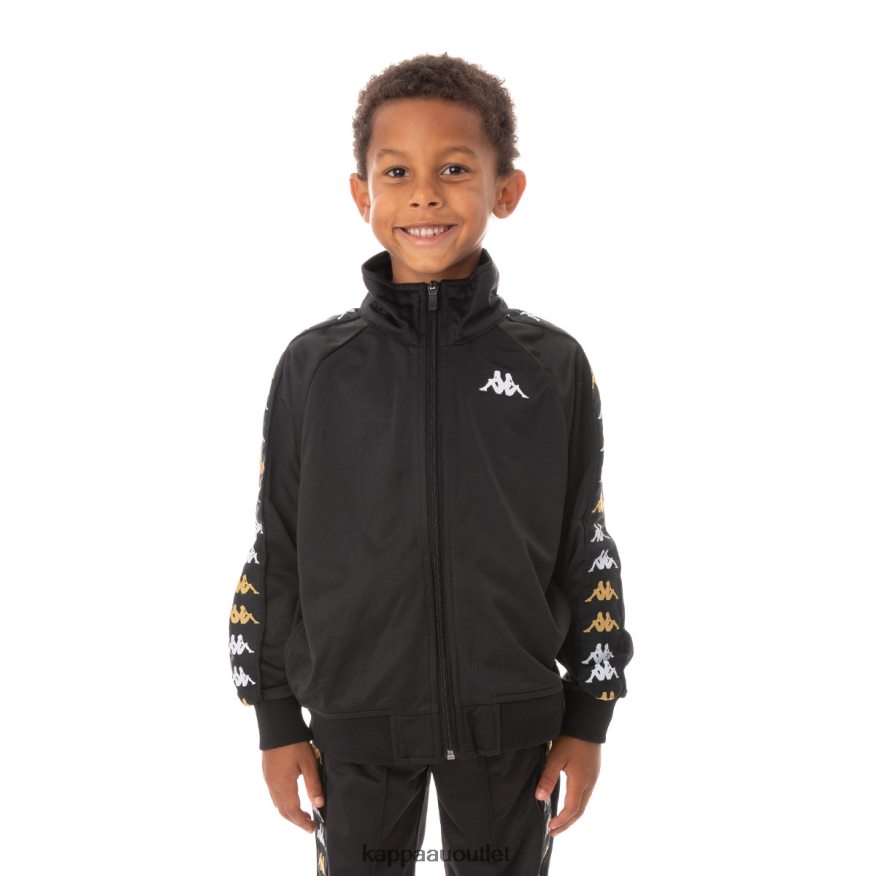 Kappa Kids Kids 222 Banda Annistonin Track Jacket Black Smoke R0HPN8438