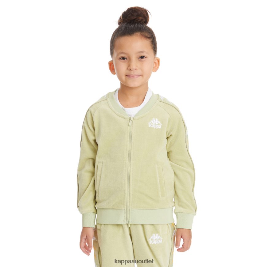 Kappa Kids Kids 222 Banda Benettin Track Jacket Green Sage R0HPN8428
