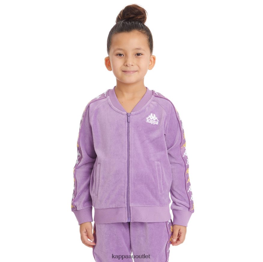Kappa Kids Kids 222 Banda Benettin Track Jacket Violet Lavender R0HPN8429