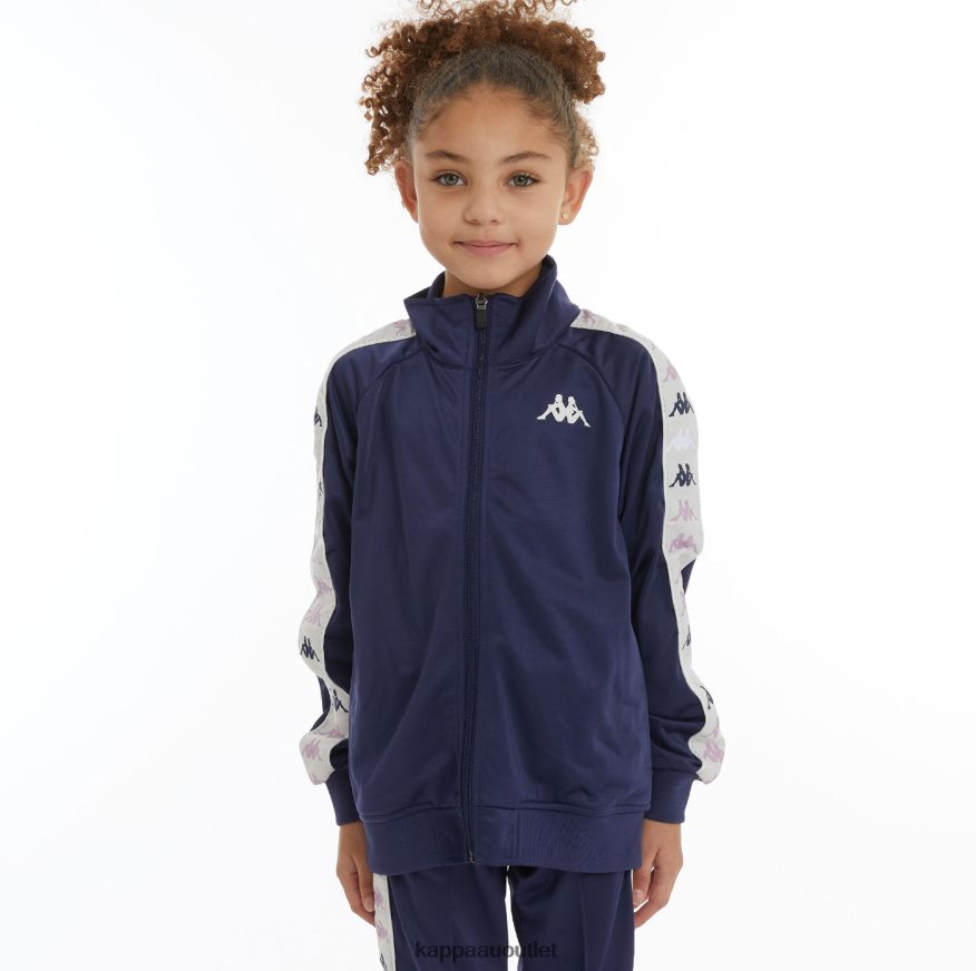 Kappa Kids Kids 222 Banda Dullo 2 Track Jacket Navy R0HPN8423