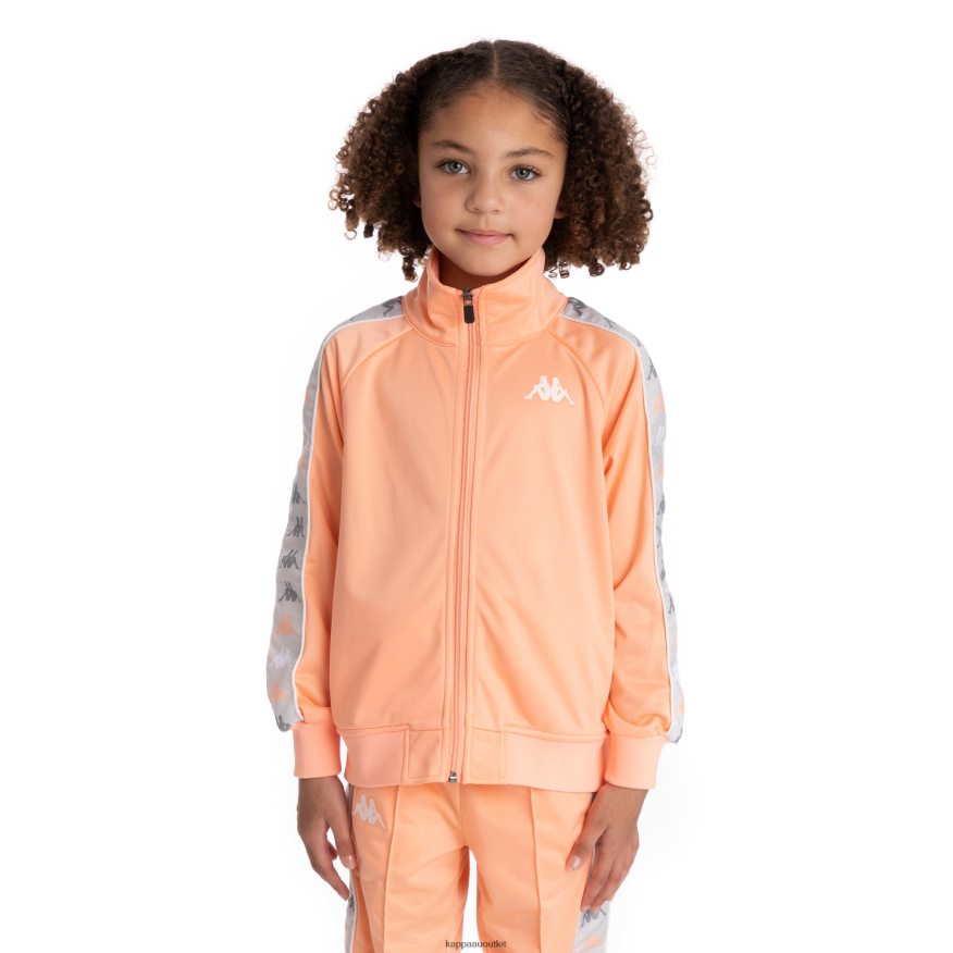 Kappa Kids Kids 222 Banda Dullo 2 Track Jacket Peach R0HPN8422