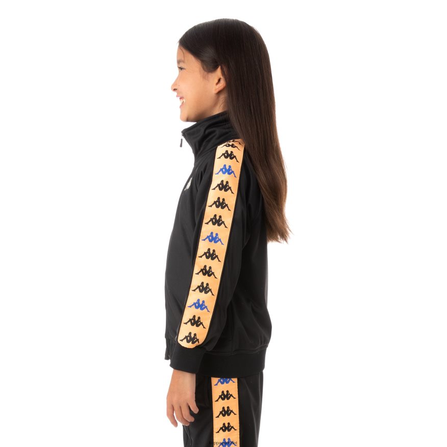 Kappa Kids Kids 222 Banda Dullo Track Jacket Black R0HPN8445