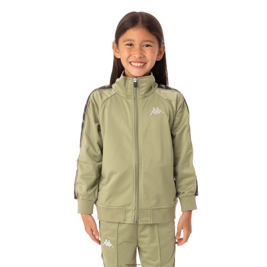 Kappa Kids Kids 222 Banda Dullo Track Jacket Green Salvia R0HPN8443