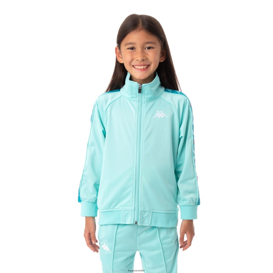 Kappa Kids Kids 222 Banda Dullo Track Jacket Peacock R0HPN8447
