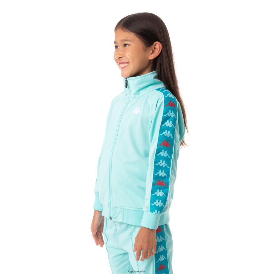 Kappa Kids Kids 222 Banda Dullo Track Jacket Peacock R0HPN8447