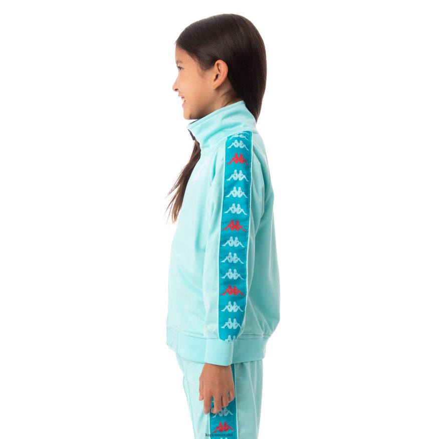 Kappa Kids Kids 222 Banda Dullo Track Jacket Peacock R0HPN8447