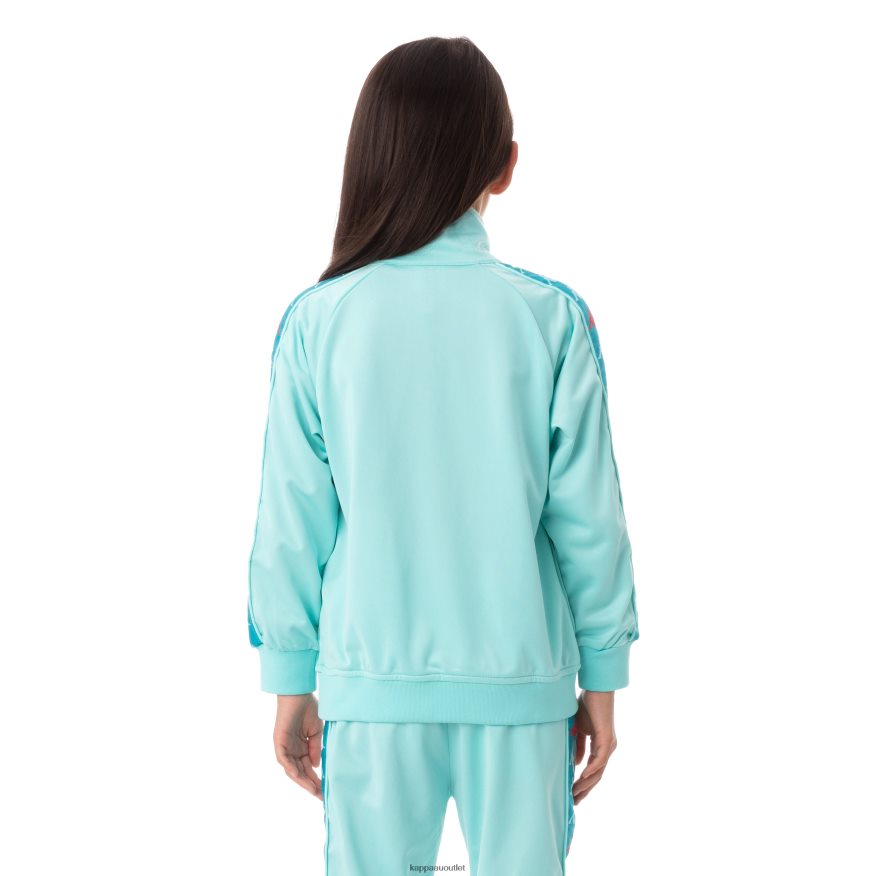 Kappa Kids Kids 222 Banda Dullo Track Jacket Peacock R0HPN8447