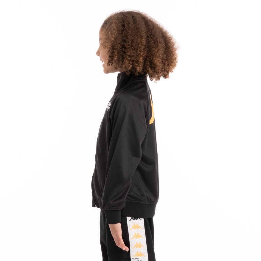 Kappa Kids Kids Authentic Angost Track Jackets Black Smoke R0HPN8420