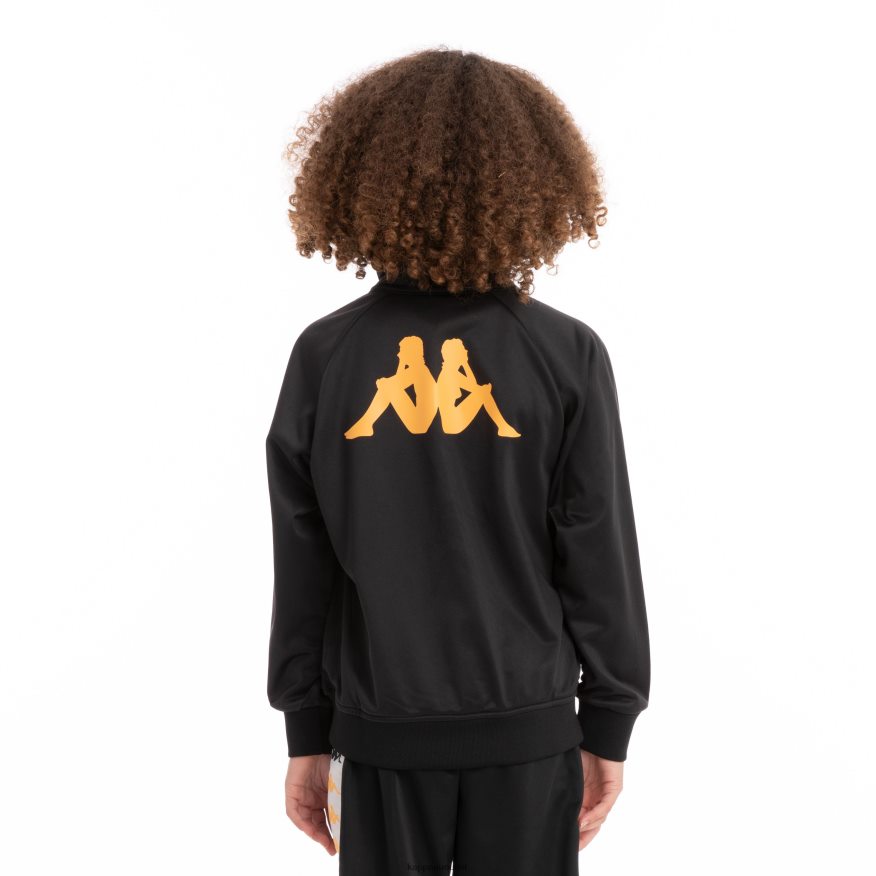 Kappa Kids Kids Authentic Angost Track Jackets Black Smoke R0HPN8420