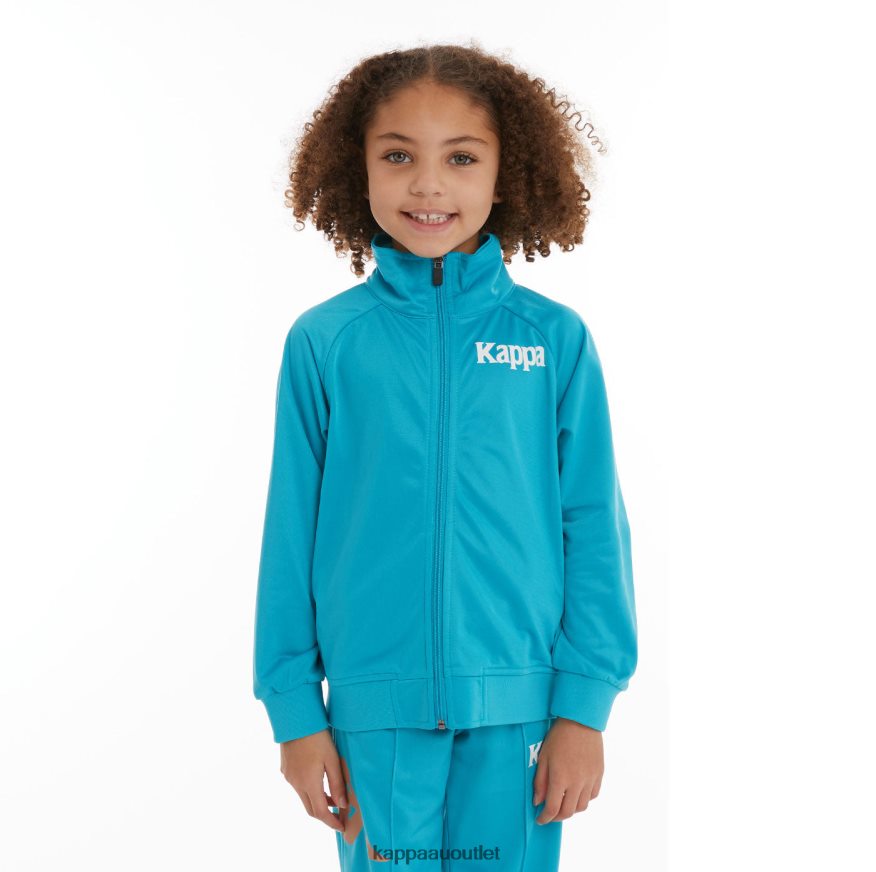 Kappa Kids Kids Authentic Angost Track Jackets Dark Aqua R0HPN8418