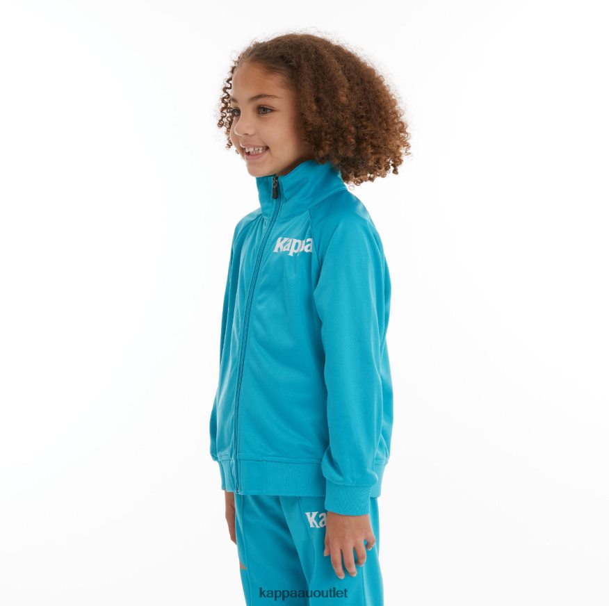Kappa Kids Kids Authentic Angost Track Jackets Dark Aqua R0HPN8418