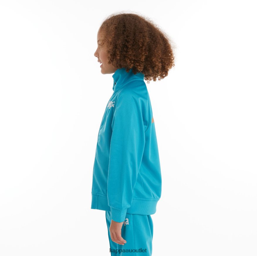 Kappa Kids Kids Authentic Angost Track Jackets Dark Aqua R0HPN8418