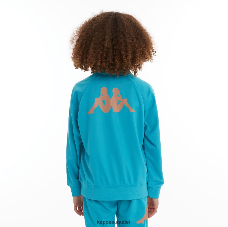 Kappa Kids Kids Authentic Angost Track Jackets Dark Aqua R0HPN8418