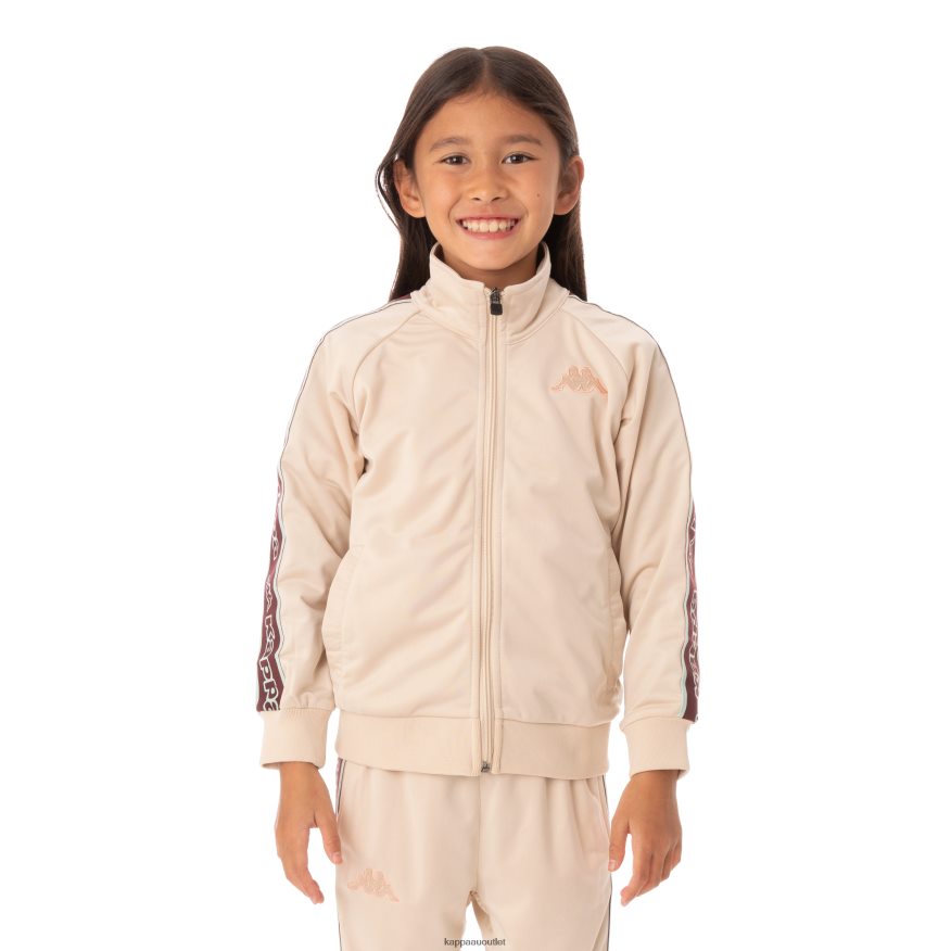 Kappa Kids Kids Logo Tape Artem 2 Track Jacket Beige R0HPN8442