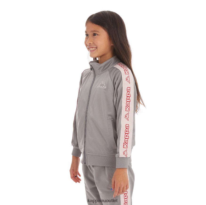 Kappa Kids Kids Logo Tape Artem 2 Track Jacket Grey R0HPN8433