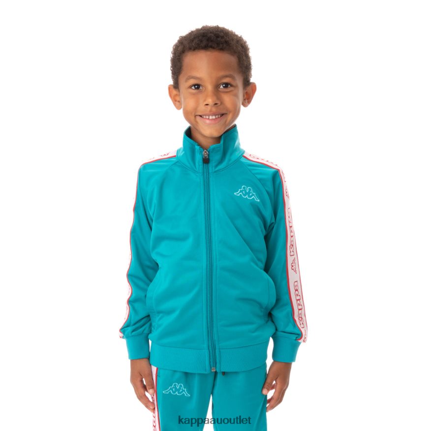 Kappa Kids Kids Logo Tape Artem 2 Track Jacket Peacock R0HPN8441