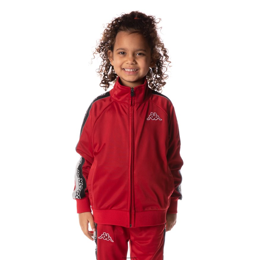Kappa Kids Logo Tape Dartem Track Jacket Red R0HPN8417