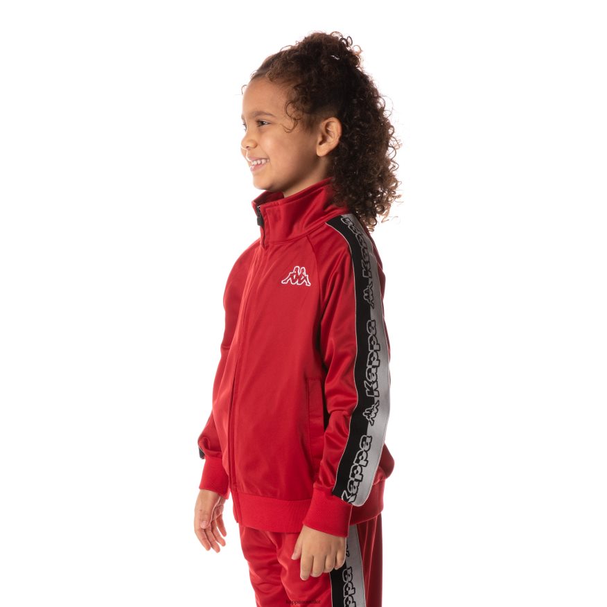 Kappa Kids Logo Tape Dartem Track Jacket Red R0HPN8417