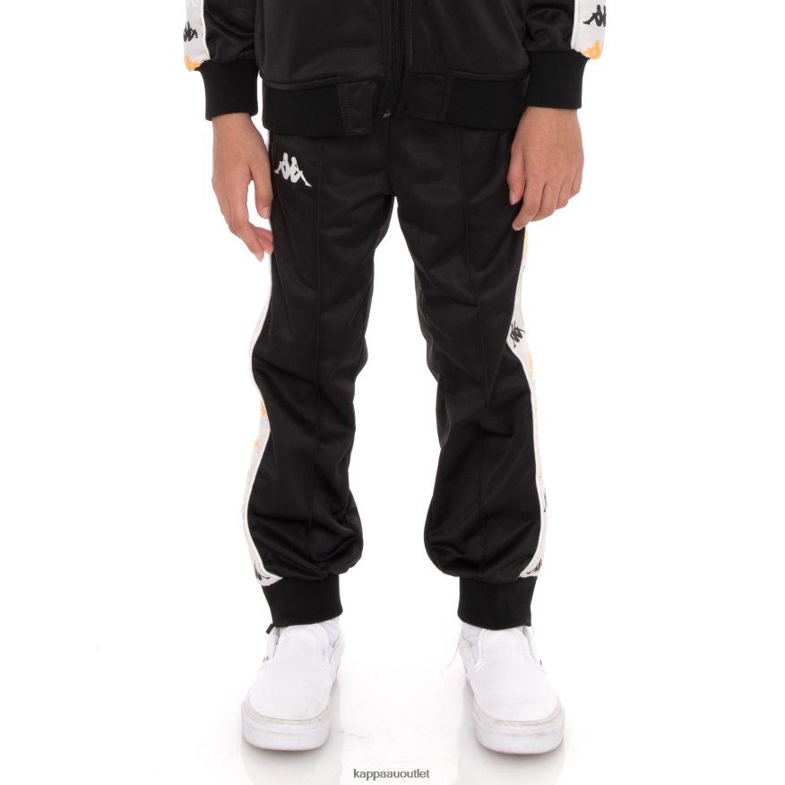 Kappa Kids Kids 222 Banda Deky 2 Trackpants Black Smoke R0HPN8476