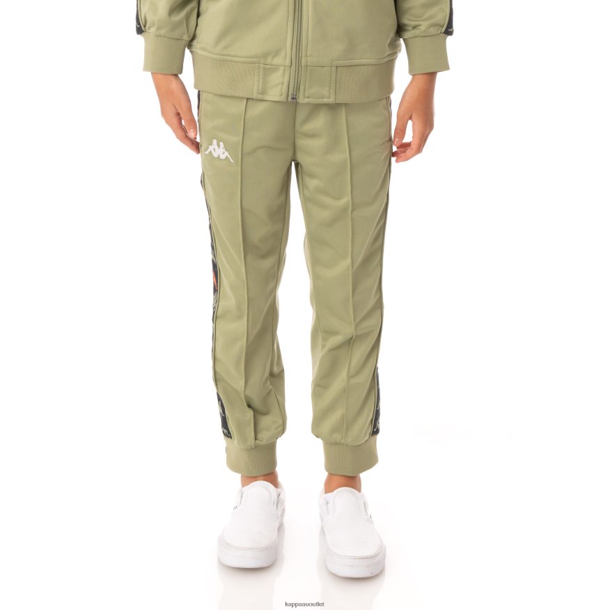 Kappa Kids Kids 222 Banda Deky Trackpants Green Salvia R0HPN8495