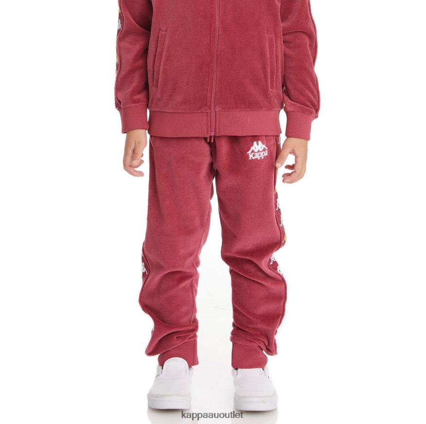 Kappa Kids Kids 222 Banda Lorence Trackpants Burgundy R0HPN8490