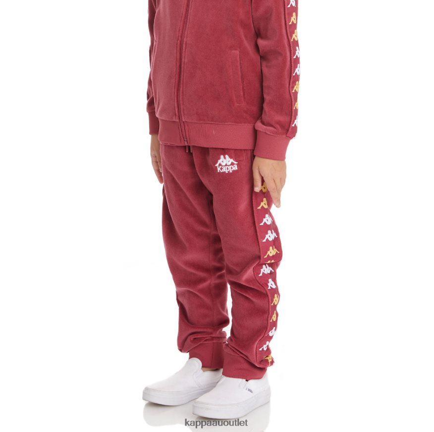 Kappa Kids Kids 222 Banda Lorence Trackpants Burgundy R0HPN8490
